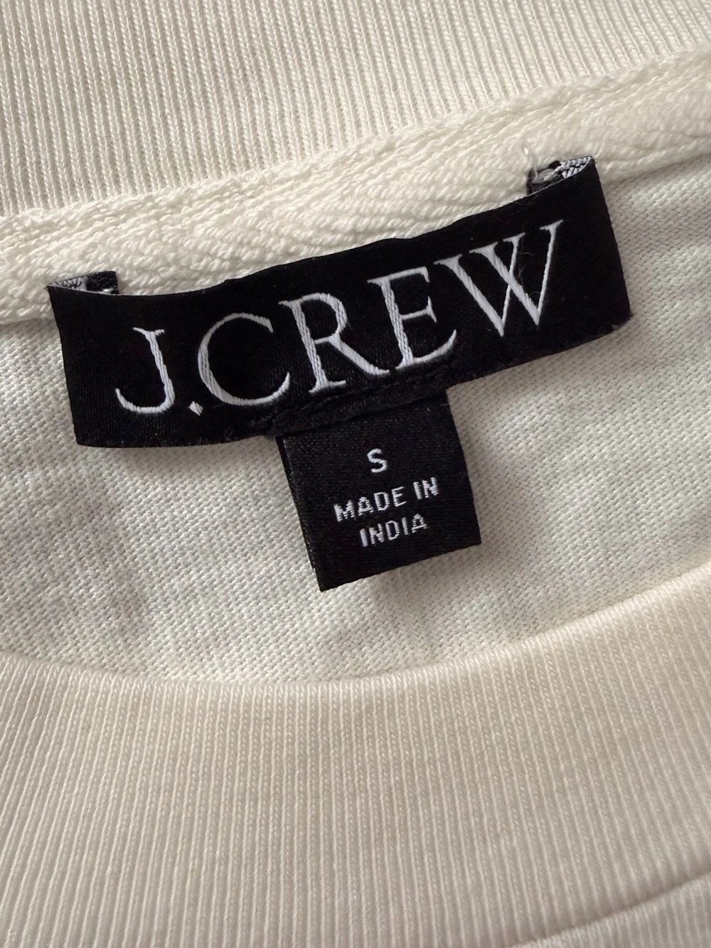 NEW • J. Crew • Premium-weight relaxed scalloped T-shirt